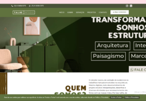 Eu vou criar seu site institucional/landing page