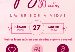 Eu vou fazer  convites para sua festa