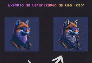 Eu vou vetorizar sua logo rápido