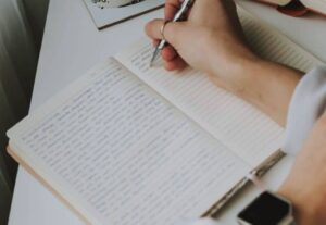 Eu vou realizar escrita, redação, correção e tradução.