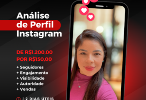 Eu vou fazer a análise do seu perfil do Instagram