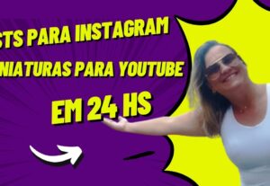 Eu vou criar design para seu YouTube ou Instagram