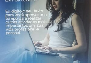 Eu vou digitar textos em português para você