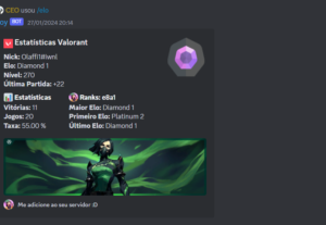 Eu vou fazer/desenvolver um bot de discord para você.