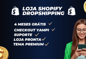 Eu vou criar uma loja Shopify de alta conversão