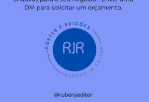 Eu vou editar seu vídeo e transformar em alta conversão