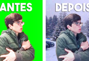 Eu vou transformar video seu em um chroma key para você