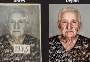 Eu vou restaurar suas fotos antigas, reparar, e até colorir