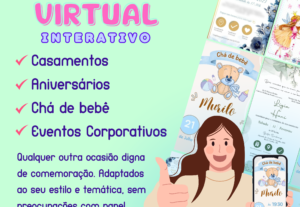 Eu vou criar Convites Virtuais Interativos