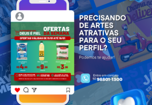 Eu vou fazer posts para a sua rede social