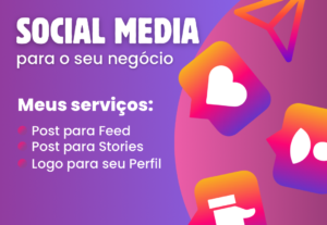 Eu vou fazer um design para sua rede social