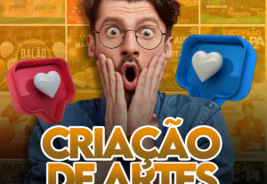 Eu vou fazer Artes para Redes Sociais em 24H Destaque-se Rap...