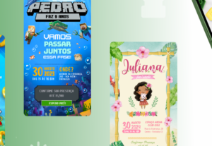 Eu vou fazer o convite digital da sua festa.