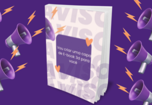 Eu vou criar uma capa 3d para seu E-book