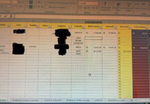 Eu vou organizar seu portifolio no Excel ou pdf.