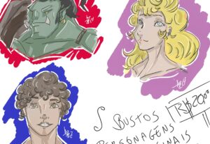 Eu vou desenhar qualquer personagem que quiser