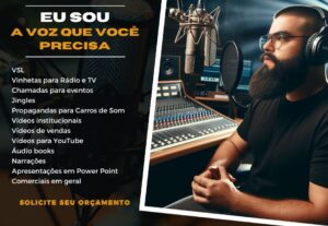 Eu vou Fazer a narração/locução que você precisa