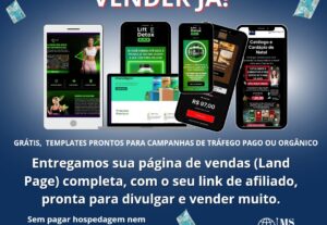 Eu vou Criar a sua página de vendas e fazer você vender muit...