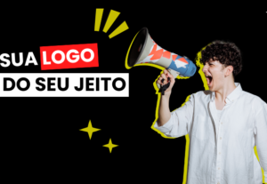 Eu vou personalizar uma logo única para sua marca
