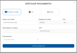 Eu vou fazer o checkout do seu e-commerce com o pagseguro