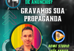 Eu vou gravar sua propaganda para carro de som e empresas