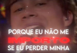 Eu vou fazer uma tipografia de qualquer música