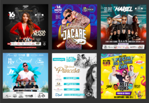 Eu vou criar criativos/artes para seu evento ou negócio