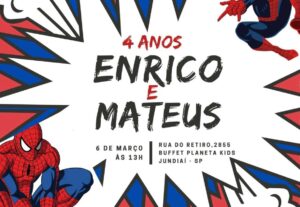 Eu vou fazer convites personalizados com o tema do seu event...