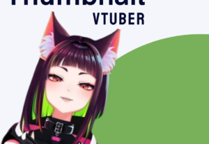 Eu vou criar uma thumbnail Vtuber para você