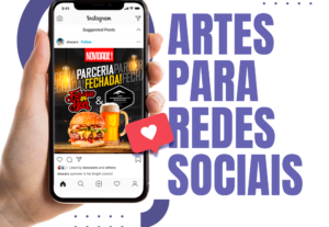Eu vou fazer  artes para suas redes sociais