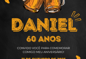 Eu vou fazer a arte do seu convite personalizado