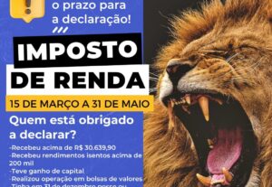 Eu vou fazer sua declaração de imposto de renda