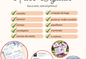 Eu vou criar sua arte conforme você queira.