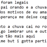 Eu vou fazer um refrão pra você
