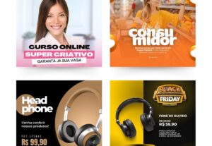 Eu vou fazer duas artes de divulgação para sua empresa