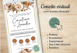 Eu vou fazer seu convite online e interativo