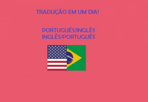 Eu vou digitar/criar textos e traduzir de inglês/português.