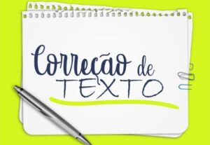 Eu vou corrigir seus textos ou arquivos.