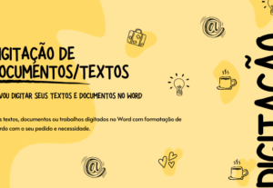 Eu vou Digitar e redigir textos