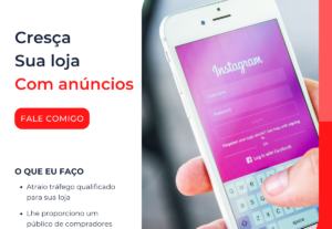 Eu vou fazer sua loja no Instagram crescer com Tráfego Pago