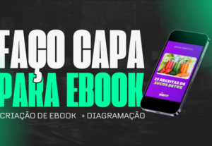 Eu vou fazer a capa do seu e-book de um jeito profissional