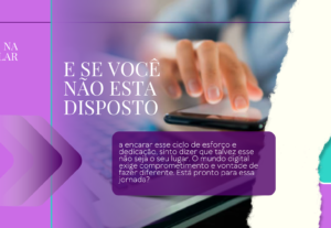 Eu vou produzir conteúdos profissionais, blog, instagram...