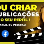 Eu vou criar 5 postagens para seu perfil pessoal ou comercia...