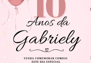 Eu vou Fazer seu convite de aniversário, casamento etc.