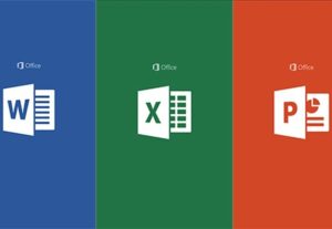 Eu vou fazer arquivos no Excel, Word e Power Point