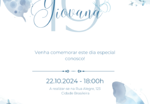 Eu vou fazer seu convite de aniversário