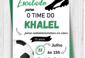 Eu vou criar seu convite de aniversario.