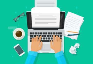 Eu vou digitar texto, transcrever áudio/vídeo