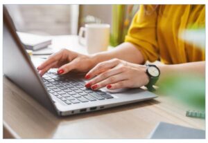 Eu vou digitar texto, preencher e organizar planilhas.