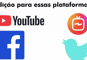 Eu vou fazer a edição dos seus vídeos, seja curto ou longo.